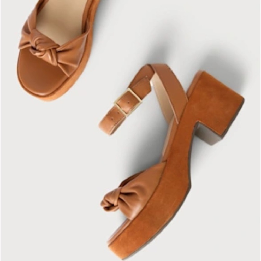 Seychelles Slow Motion Tan Suede Leather Sandals